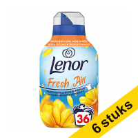Aanbieding: 6x Lenor Fresh Air Outdoorable Stralende Zon wasverzachter 504 ml (36 wasbeurten) SLE00555