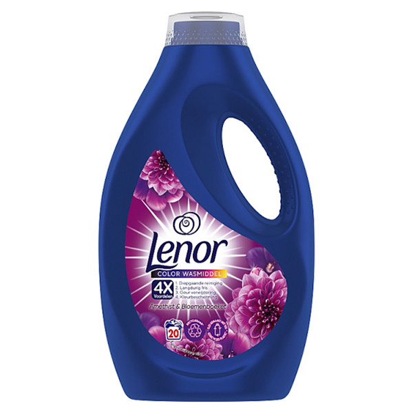 Lenor Amethist & Bloemenboeket vloeibaar wasmiddel 900 ml (20 wasbeurten)  SLE00476 - 1