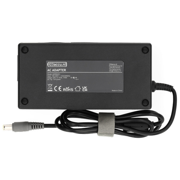 Lenovo adapter (20V, 8,5A, 170W, 123accu huismerk) ADR00251 Lenovo adapter (20V, 8,5A, 170W, 123accu huismerk) ADR00251 - 2