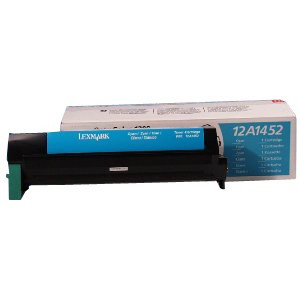 Lexmark 12A1452 toner cyaan (origineel) 12A1452 034180 - 1