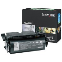 Lexmark 12A6835 toner zwart hoge capaciteit (origineel) 12A6835 034225