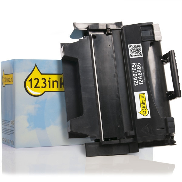 Lexmark 12A6860 toner zwart (123inkt huismerk) 12A6860C 034231 - 1