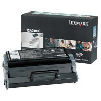 Lexmark 12A7400 toner zwart (origineel) 12A7400 037090
