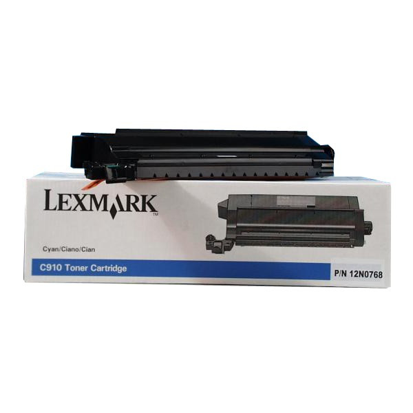 Lexmark 12N0768 toner cyaan (origineel) 12N0768 034555 - 1