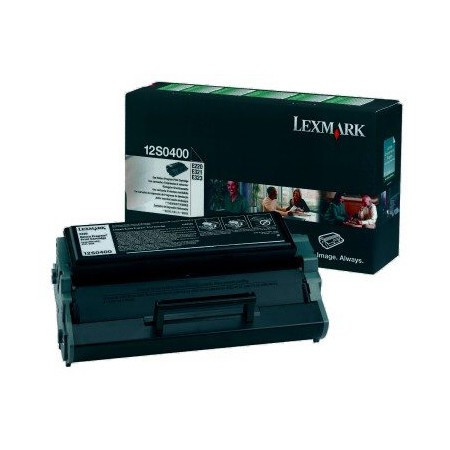 Lexmark 12S0400 toner zwart (origineel) 12S0400 034310 - 1