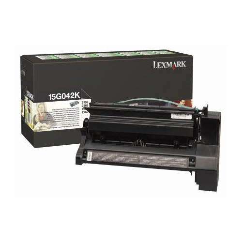 Lexmark 15G042K toner zwart hoge capaciteit (origineel) 15G042K 034535 - 1