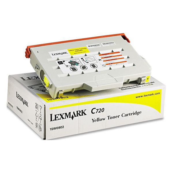 Lexmark 15W0902 toner geel (origineel) 15W0902 034470 - 1