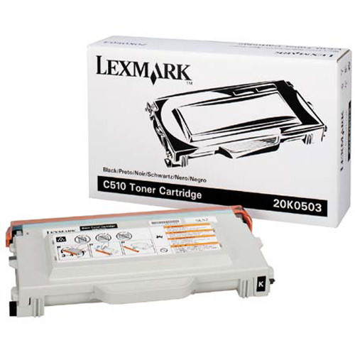 Lexmark 20K0503 toner zwart (origineel) 20K0503 034420 - 1