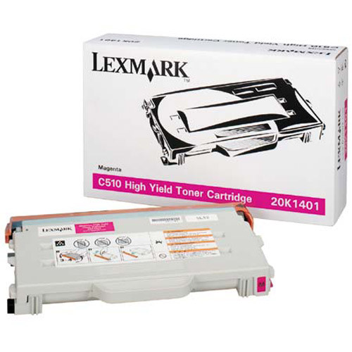 Lexmark 20K1401 toner magenta hoge capaciteit (origineel) 20K1401 034430 - 1