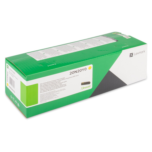 Lexmark 20N20Y0 toner geel (origineel) 905813 Lexmark 20N20Y0 toner geel (origineel) 905813 - 1