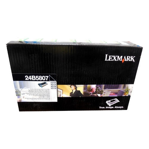 Lexmark 24B5807 toner zwart (origineel) 24B5807 037426 - 1