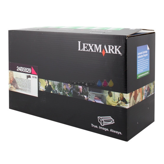 Lexmark 24B5829 toner magenta (origineel) 24B5829 037388 - 1