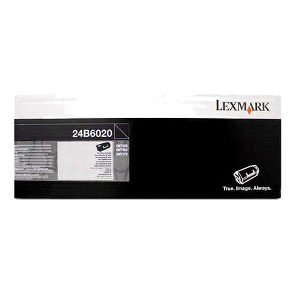 Lexmark 24B6020 toner zwart (origineel) 24B6020 037438 - 1
