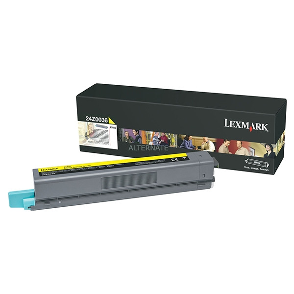 Lexmark 24Z0036 toner geel (origineel) 24Z0036 037712 - 1