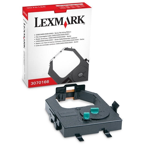 Lexmark 3070166 inktlint zwart (origineel) 3070166 040396 - 1