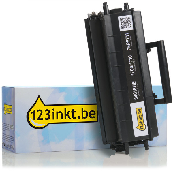 Lexmark 34016HE toner zwart hoge capaciteit (123inkt huismerk) 34016HEC 034727 - 1