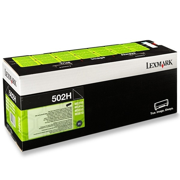 Lexmark 502H (50F2H00) toner zwart hoge capaciteit (origineel) 50F2H00 901508 - 1