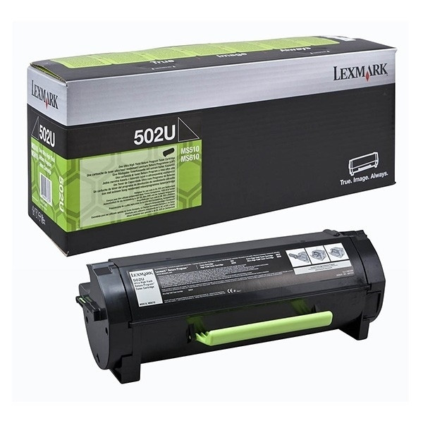 Lexmark 502U (50F2U00) toner zwart extreem hoge capaciteit (origineel) 50F2U00 901410 - 1