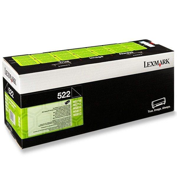 Lexmark 522 (52D2000) toner zwart (origineel) 52D2000 901750 - 1