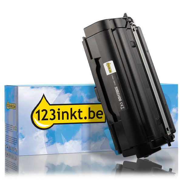 Lexmark 55B2H00 toner zwart hoge capaciteit (123inkt huismerk) 55B2H00C 038043 - 1