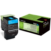 Lexmark 702C (70C20C0) toner cyaan (origineel) 037240
