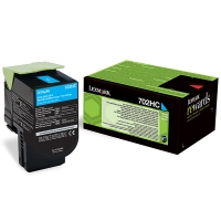 Lexmark 702HC (70C2HC0) toner cyaan hoge capaciteit (origineel) 70C2HC0 037248