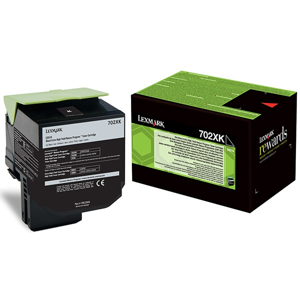 Lexmark 702XK (70C2XK0) toner zwart extra hoge capaciteit (origineel) 70C2XK0 037254 - 1