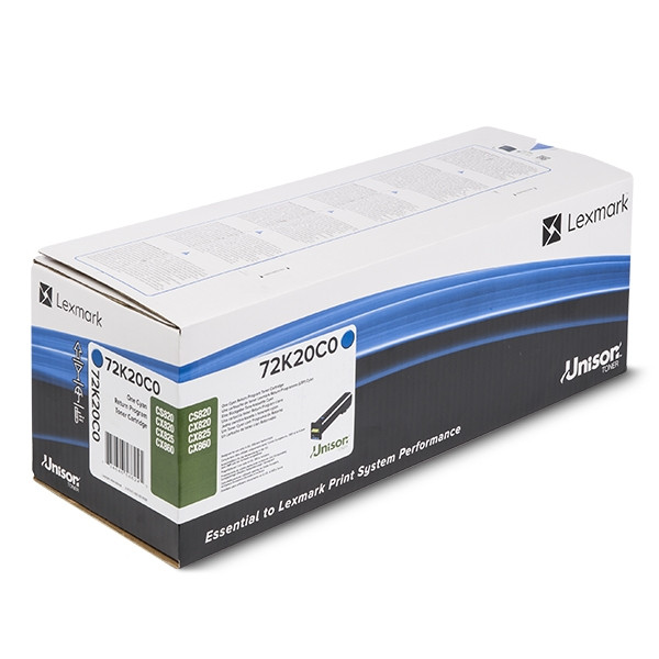 Lexmark 72K20C0 toner cyaan (origineel) 72K20C0 037632 - 1