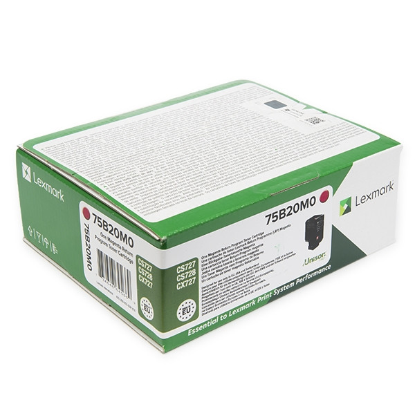 Lexmark 75B20M0 toner magenta (origineel) 906000 - 1