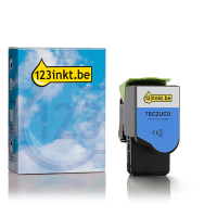 Lexmark 78C2UC0 toner cyaan extreem hoge capaciteit (123inkt huismerk)  78C2UC0C 037895