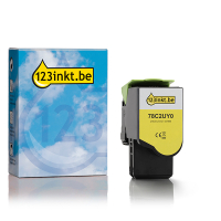Lexmark 78C2UY0 toner geel extreem hoge capaciteit (123inkt huismerk)  78C2UY0C 037899