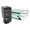 Lexmark 78C2XC0 toner cyaan extra hoge capaciteit (origineel)