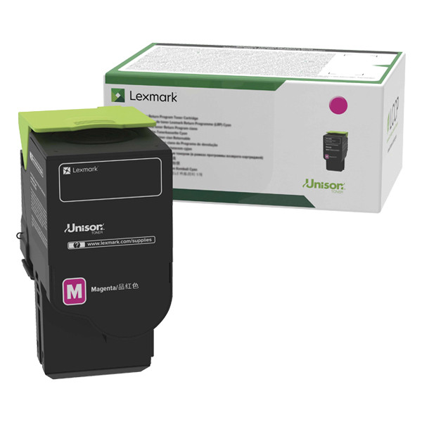 Lexmark 78C2XM0 toner magenta extra hoge capaciteit (origineel) 78C2XM0 037888 - 1