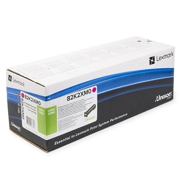 Lexmark 82K2XM0 toner magenta extra hoge capaciteit (origineel) 82K2XM0 037654 - 1