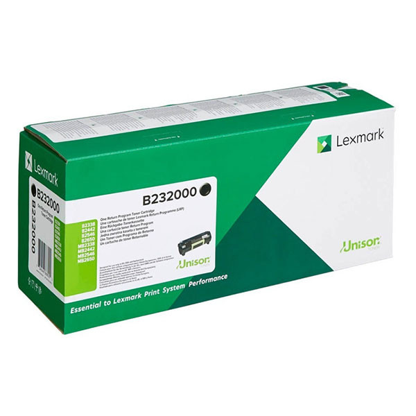 Lexmark B232000 toner zwart (origineel) B232000 037910 - 1