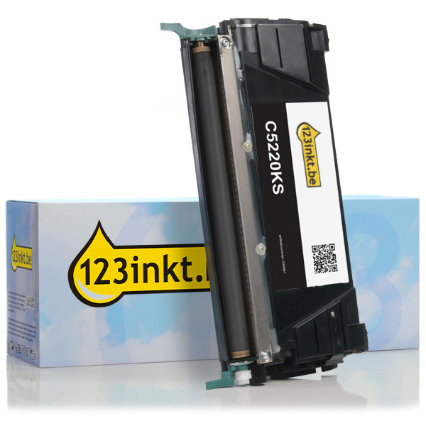 Lexmark C5220KS toner zwart (123inkt huismerk) C5220KSC 034661 - 1