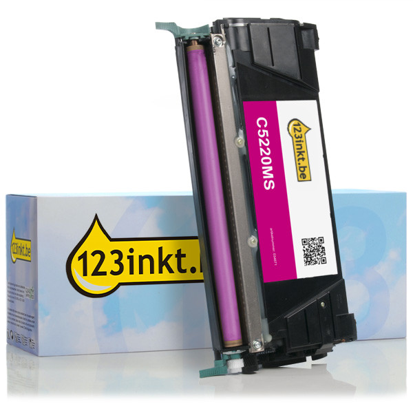 Lexmark C5220MS toner magenta (123inkt huismerk) C5220MSC 034671 - 1