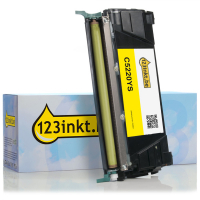 Lexmark C5220YS toner geel (123inkt huismerk) C5220YSC 034681