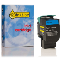 Lexmark C540H1CG toner cyaan hoge capaciteit (123inkt huismerk)