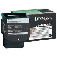 Lexmark C544X1KG toner zwart extra hoge capaciteit (origineel) C544X1KG 037008