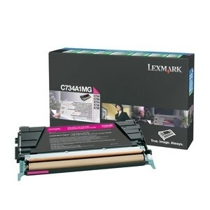 Lexmark C734A1MG toner magenta (origineel) C734A1MG 901513 - 1