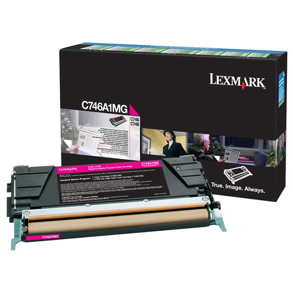 Lexmark C746A1MG toner magenta (origineel) 037210 - 1