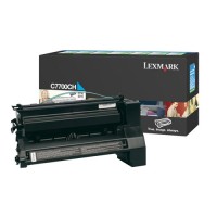 Lexmark C7700CH toner cyaan hoge capaciteit (origineel) C7700CH 034875