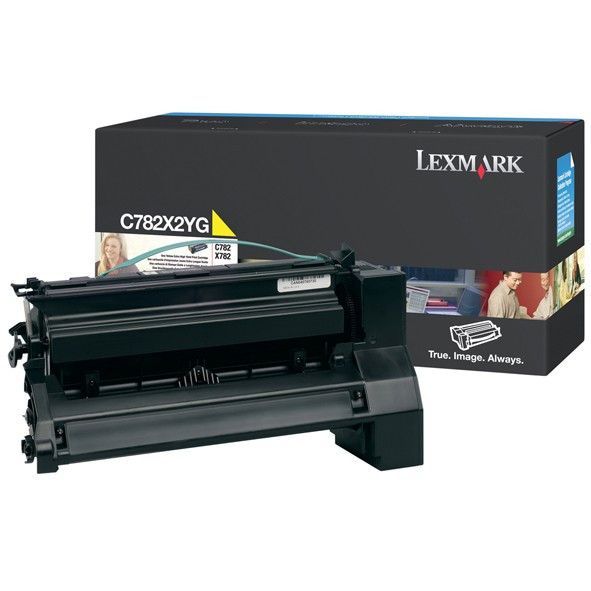 Lexmark C782X1YG toner geel extra hoge capaciteit (origineel) C782X1YG 033936 - 1