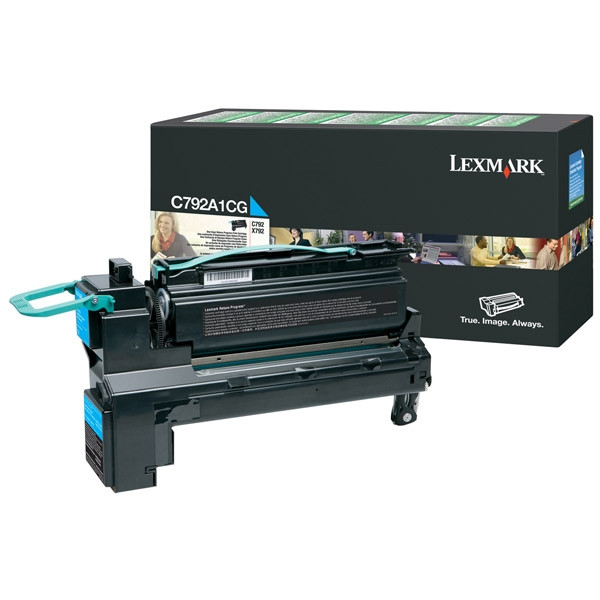 Lexmark C792A1CG toner cyaan (origineel) C792A1CG 037148 - 1