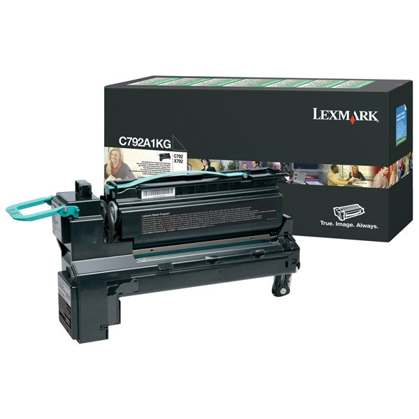 Lexmark C792A1KG toner zwart (origineel) C792A1KG 037146 - 1