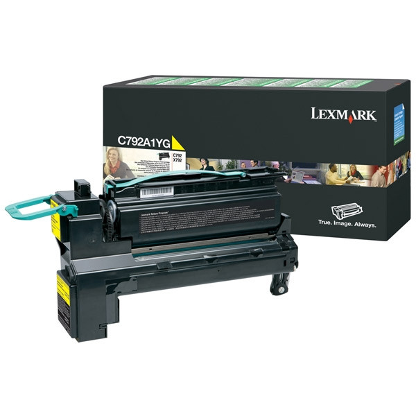 Lexmark C792A1YG toner geel (origineel) C792A1YG 037152 - 1