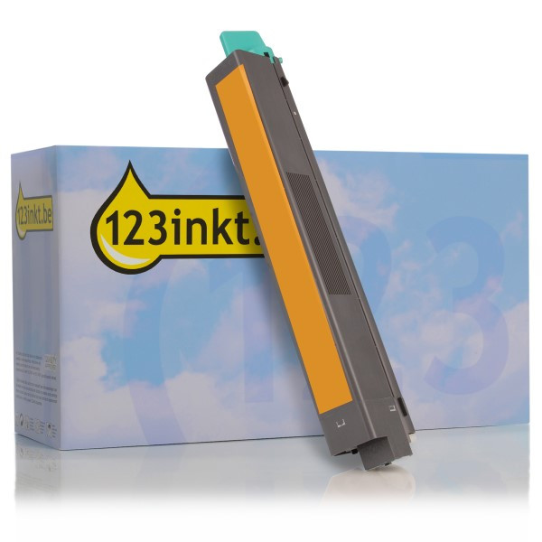 Lexmark C925H2YG toner geel (123inkt huismerk) C925H2YGC 037127 - 1
