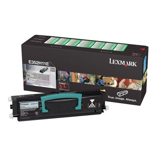 Lexmark E352H11E toner zwart (origineel) E352H11E 034895 - 1