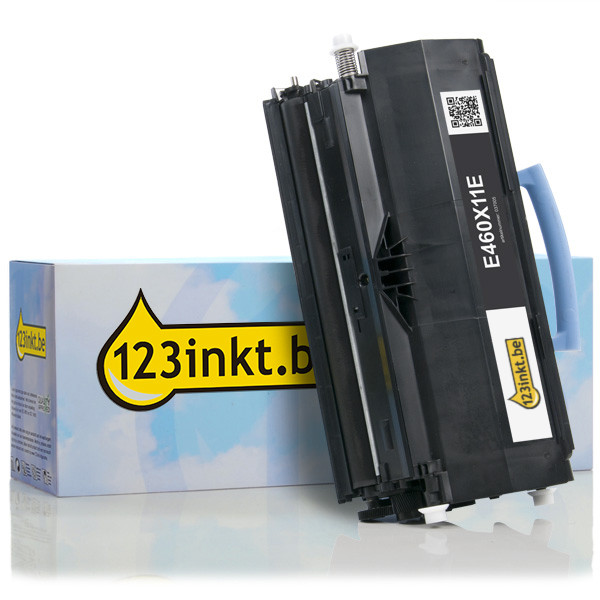 Lexmark E460X11E toner zwart extra hoge capaciteit (123inkt huismerk) E460X11EC 037005 - 1